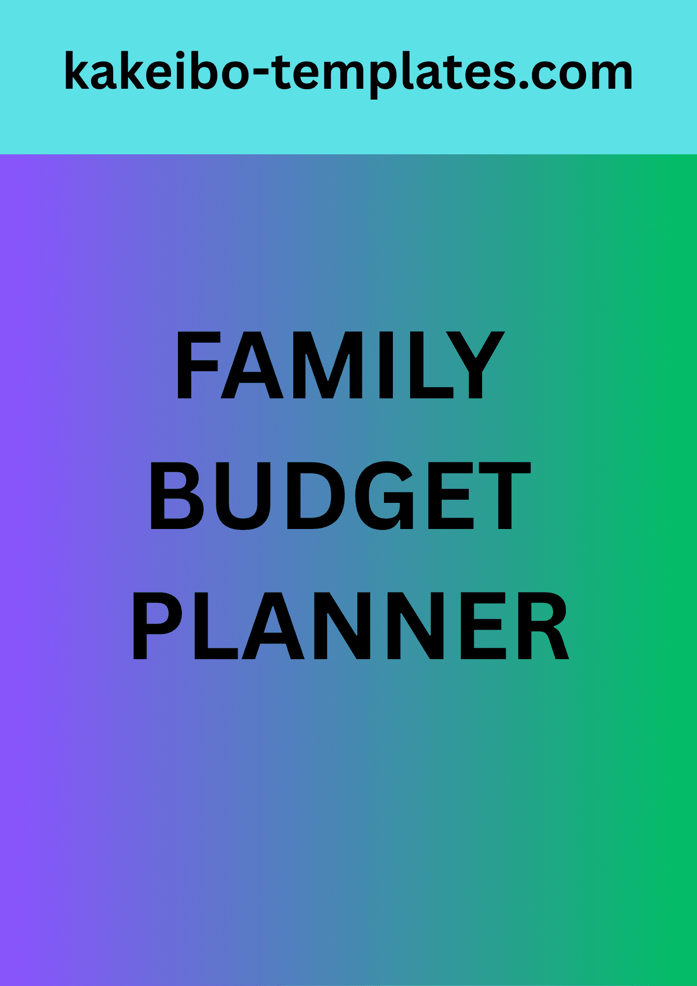 Kakeibo Couple Budget Journal preview