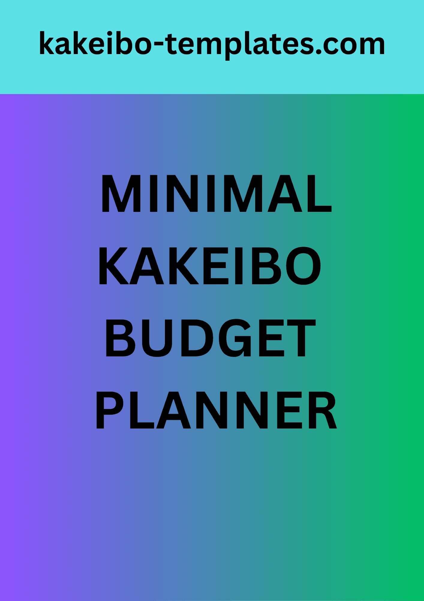 Kakeibo Weekly Spending Tracker preview